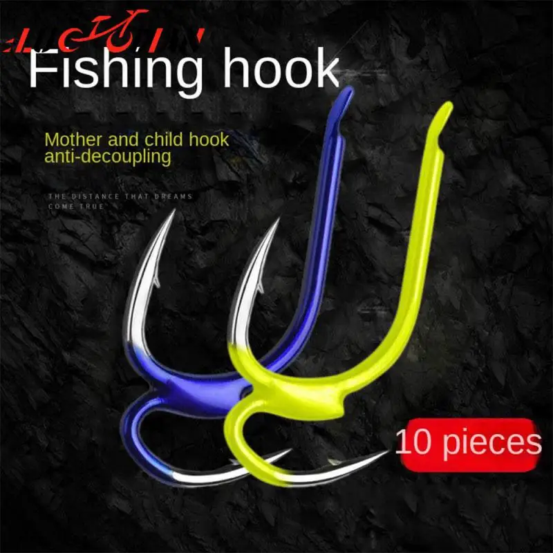 

С зазубринами рыболовный крючок товары для речной рыбалки двойной крючок рыболовные товары приманка крючок рыболовное снаряжение острый крючок анти-рыболовный крючок