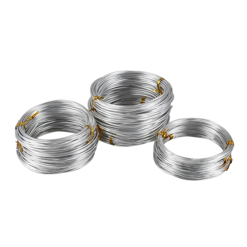 

9 Rolls Bonsai Wires Anodized Aluminum Bonsai Training Wire Set With 3 Sizes (1.0 Mm, 1.5 Mm, 2.0 Mm), Total 147 Feet