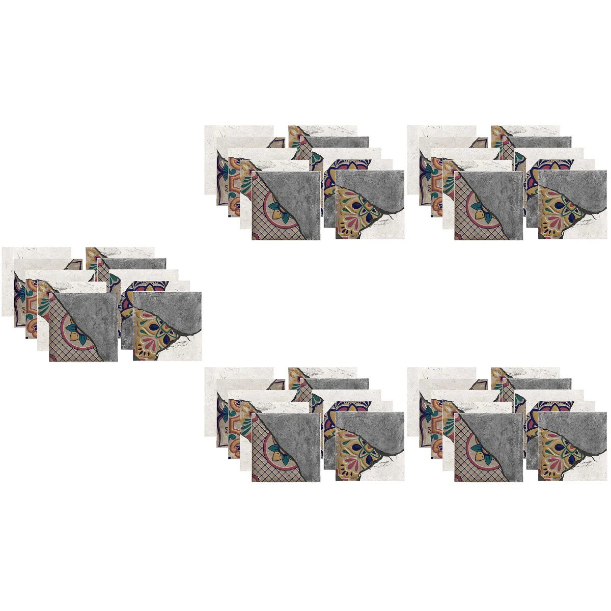 

50 pcs Decorative Bathroom Home Peel And Stick Backsplash Decorative Sticker For Tile Wall Paste Decals