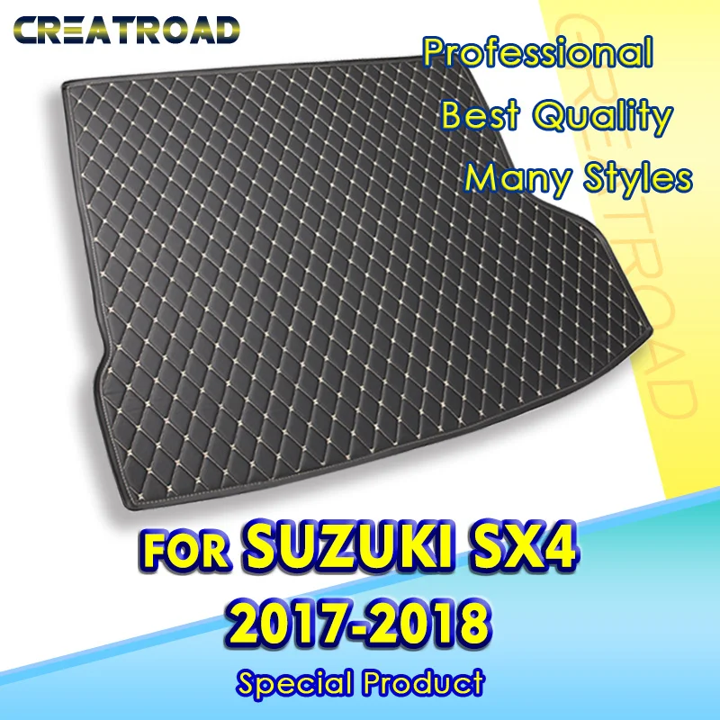 

Автомобильный коврик для багажника для Suzuki S-Cross SUV 2017 2018 пользовательские автомобильные аксессуары автомобильное украшение интерьера