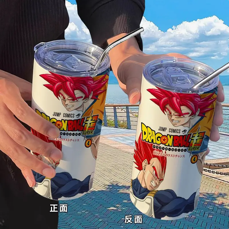 Соломенная чашка Dragon Ball Z с анимацией Гоку детская для воды мужская и женская