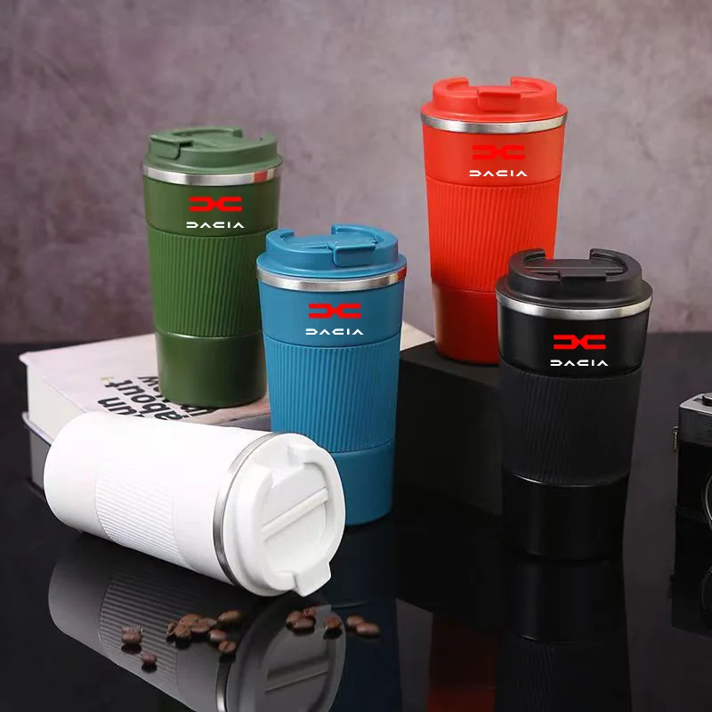 

Автомобильная дорожная вакуумная фляжка из нержавеющей стали, кофейная чашка, автоматические принадлежности, 510 мл, автомобильные кофейные кружки для Dacia Duster Logan Sandero