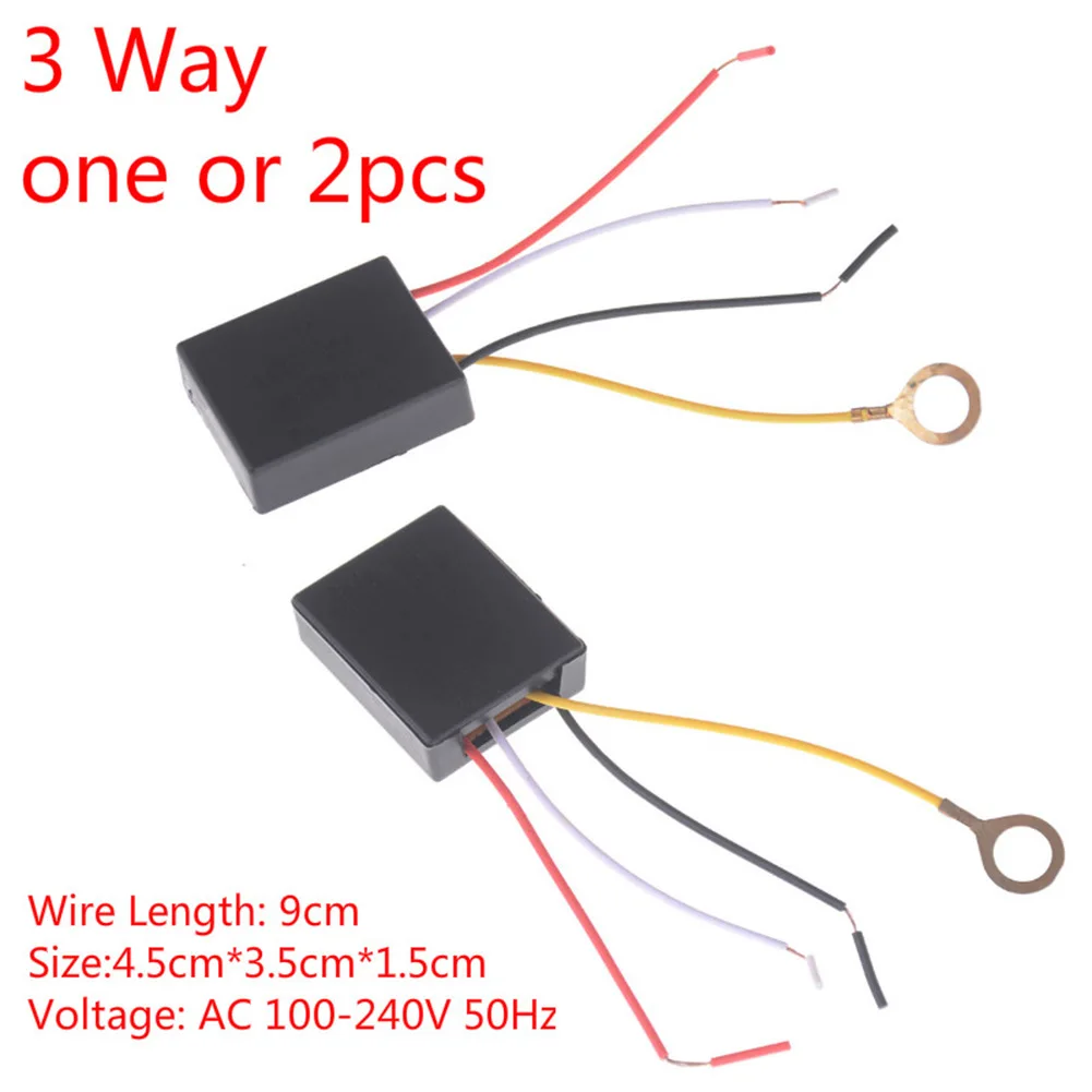 

Zing Ear TP-01 ZH 3 Way Touch Lamp Dimmer Switch Control Module Sensor Desk Light Parts For Bulbs Light 120 Volt 60 Hz 150 Watt