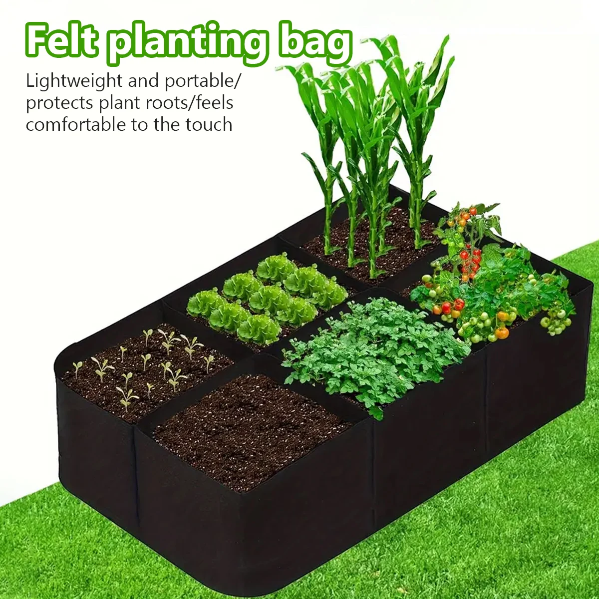 

Портативный садовый мешок из растительного волокна