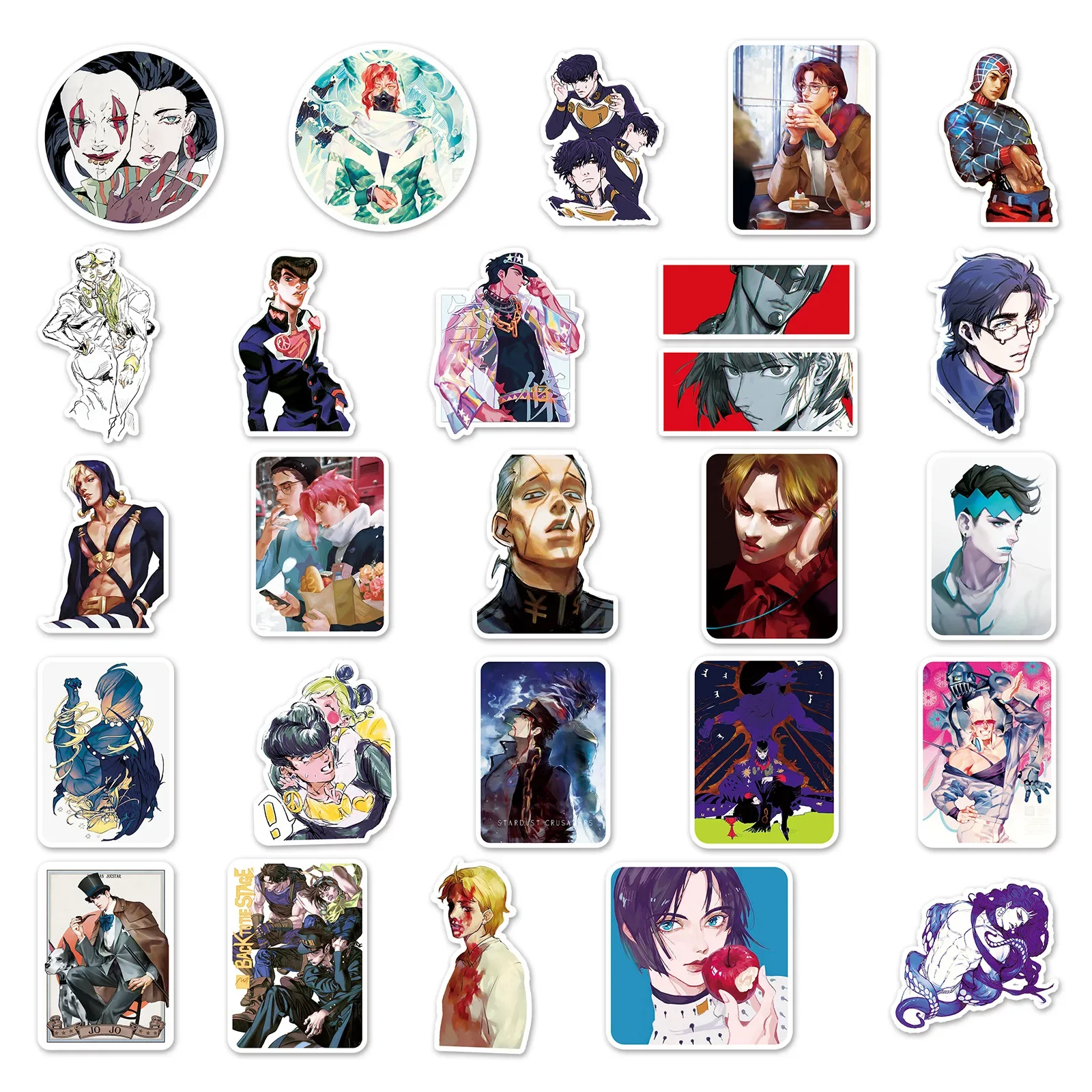 53/30/10 шт. Kujo Jotaro Jolyne Report погоди Giorno популярный аниме периферийные граффити чемодан