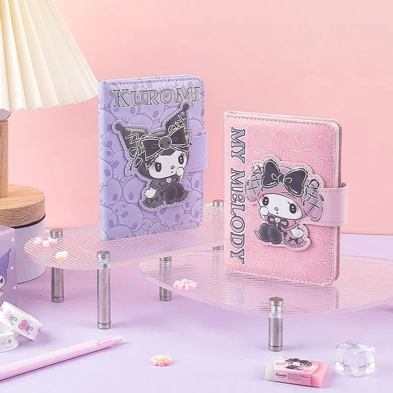 

Lovely Anime Handbook Kuromi My Melody Sanrio Kawaii Notebook Girl Heart Cute Cartoon Diary Children Gifts Toys for Girls