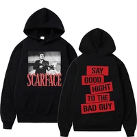 scarface tony montana big guns little friend hoodies men pacino gangster movie hoodie regular mens fashion eu size sweatshirt