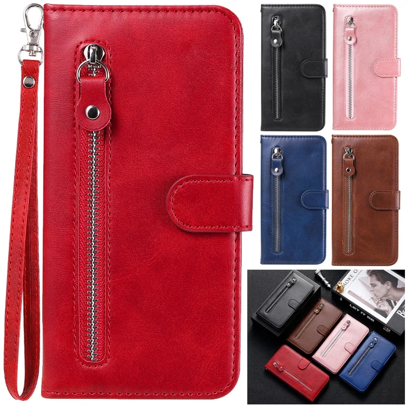 Фото Redmi 14C 13C 12C Note 14 13 12 Pro Plus Zipper Case for Xiaomi 14T 14 15 13T 13 Pro 14Ultra Cards Slot Stand Wallet Phone Cover №1
