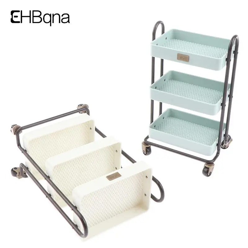 

1/12 Mini Doll House Furniture Decor Home Furnishings Dollhouse Miniature Kitchen Rack Movable Electrical Rack