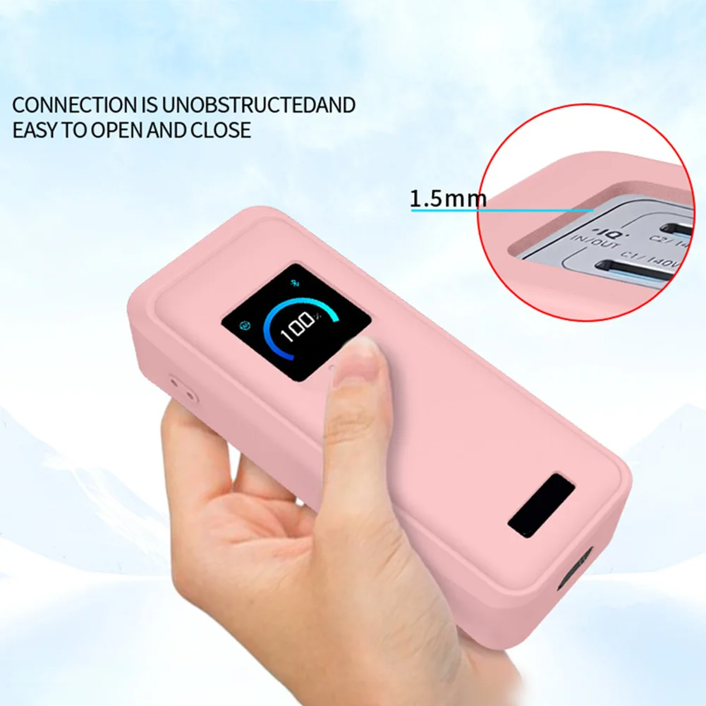 Фото Защитный чехол для Anker-Prime Power Bank (26250 мАч, 300 Вт), силиконовый, мягкий, защитный от падений и царапин, 1 шт. №4