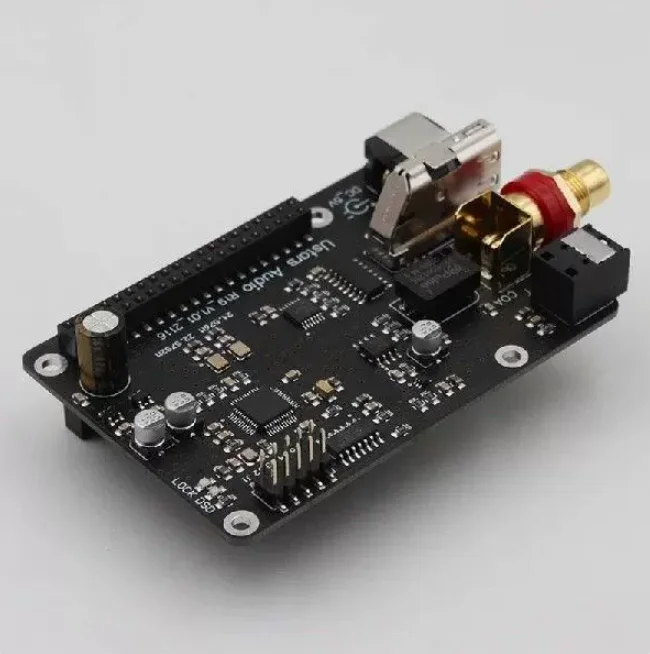 Фото Цифровой Hi-Fi плеер R19 Pi4/3B/4B с оптическим и коаксиальным входом, I2S, 384K DSD512, плата ЦАП №3