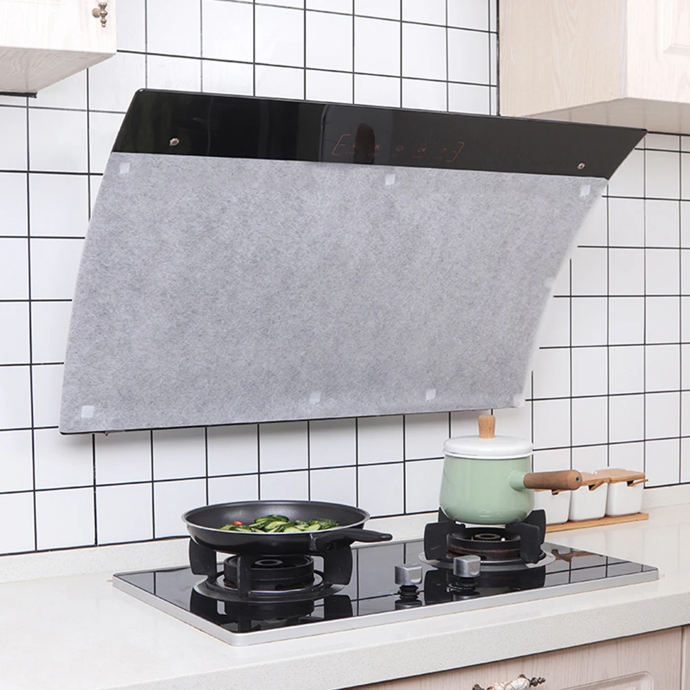 

46cmx10M Durable Home For Extrator Hoods Absortion Nonwoven Protection With Sticker Kitchen Oil Filter Paper Universal