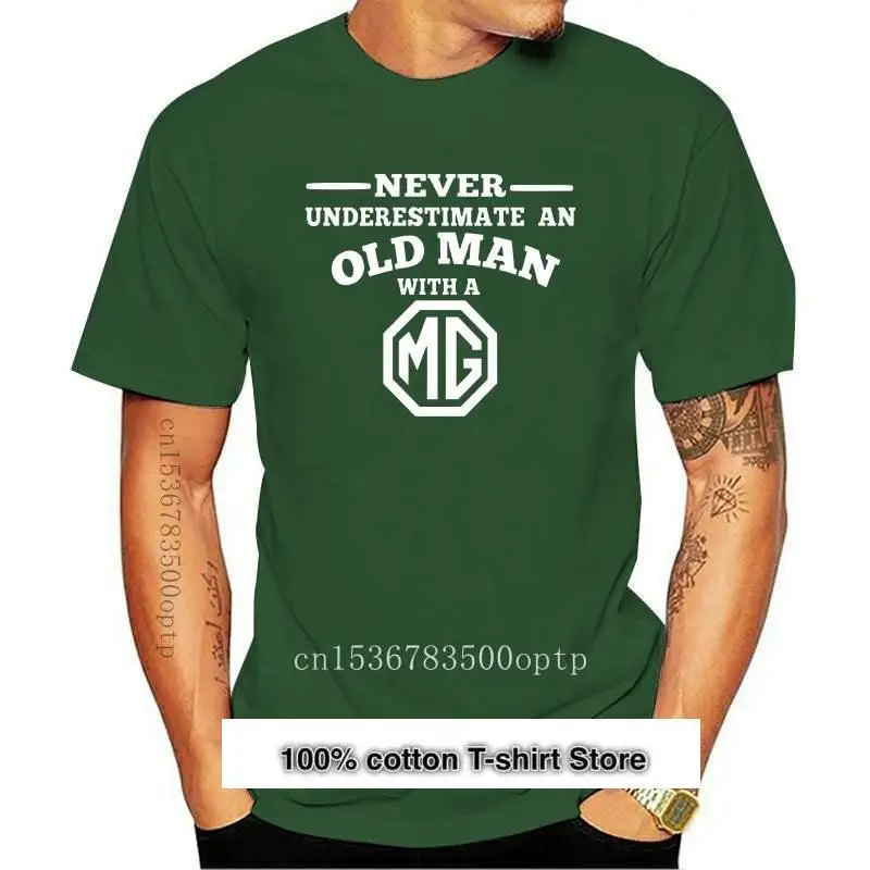 

Nuevo Mg nunca subestimes a un hombre para hombre Camiseta