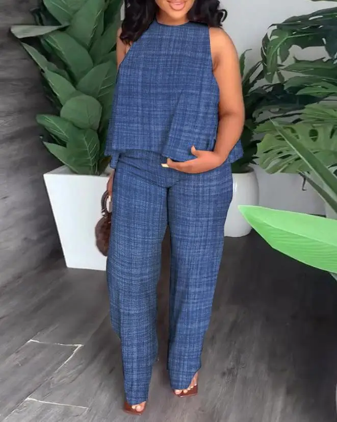 

Элегантный пригородный костюм, комплект из двух предметов, женская одежда, летняя Европейская и американская мода, женский цветочный компл...