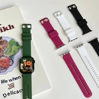 for apple watch strap for apple watch 7se 45mm 44mm 42mm 41mm 40mm 38mm bracelet iwatch series 7 6 5 4 silicone strap