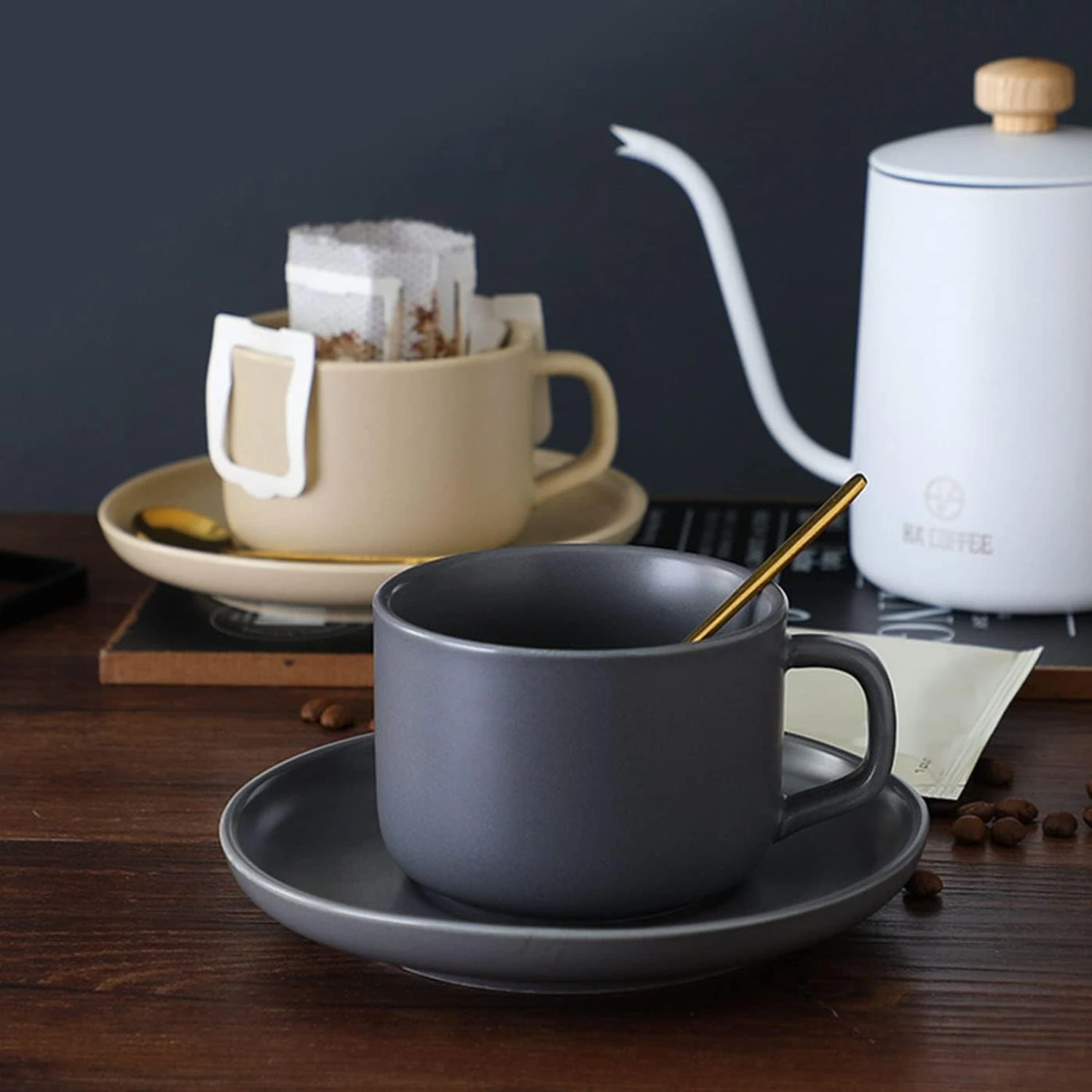 Винтажный европейский элегантный и изысканный набор чашек для чая Earl Grey —
