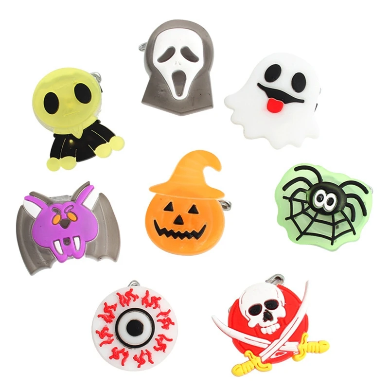 

25pcs Novelty Pins Flashing Brooches LED Badge Cosplay Costume Luminous Children Girls Boy Party Favor Rave Rally Props