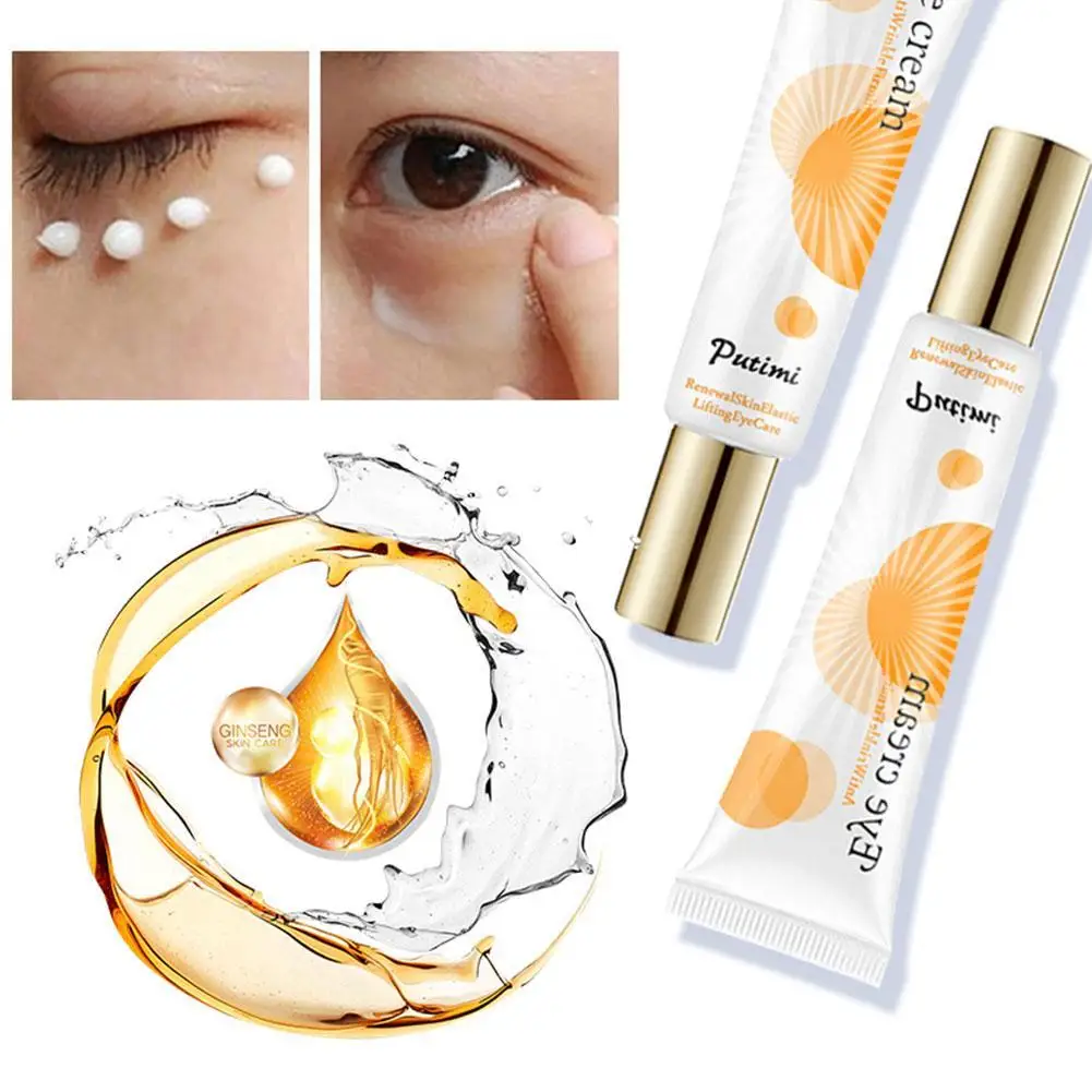 

Увлажняющий отбеливающий крем для кожи вокруг глаз, от Тёмных кругов и мешков под глазами