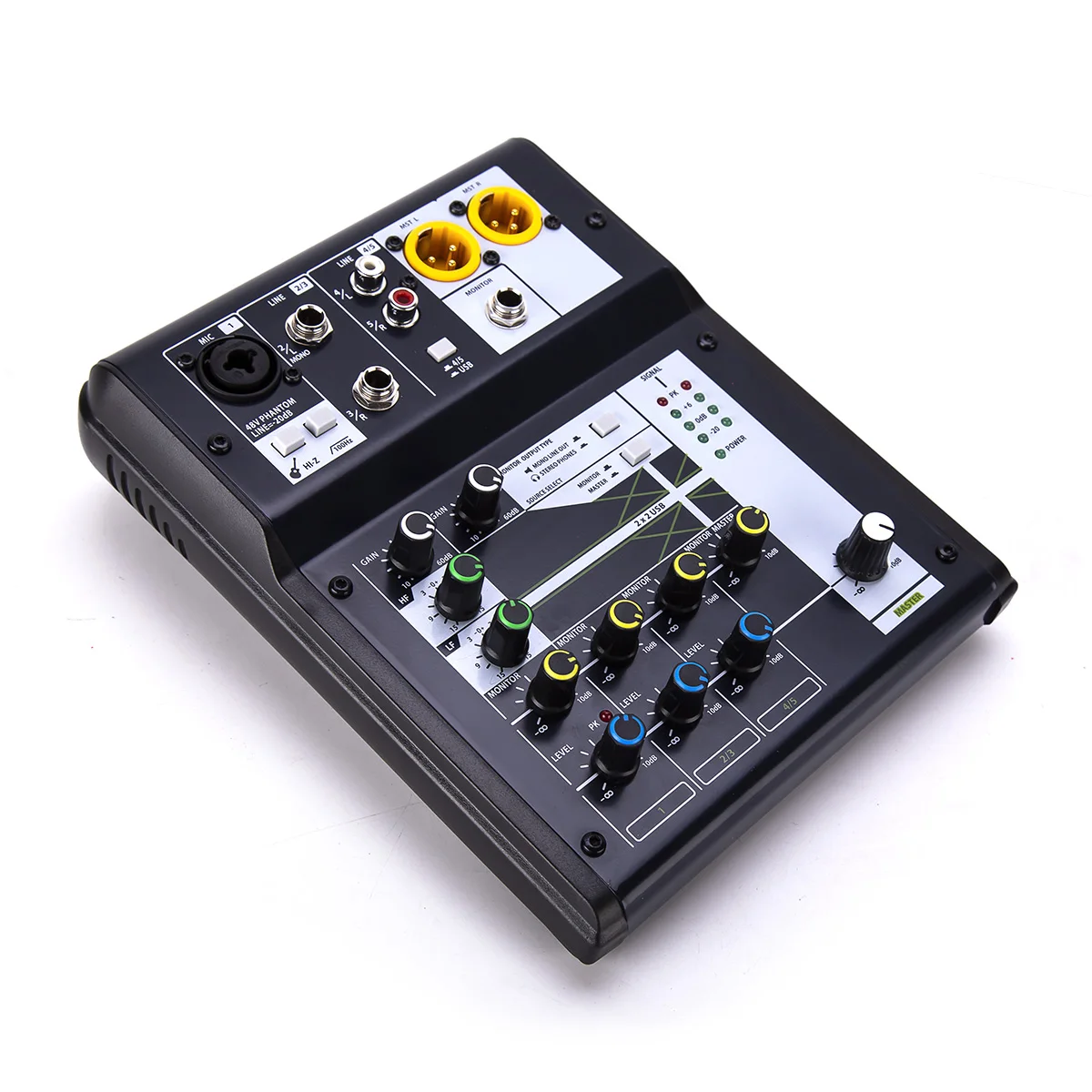 

5 channel Audio mini Audio mixer dj console sound card