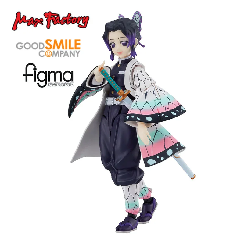 

Max Factory GOOD SMILE figma Demon Slayer: Kimetsu no Yaiba SHINOBU KOCHO Collection Anime Figure Action Model Toys Gift