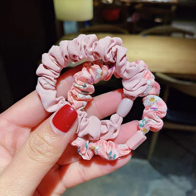 1 комплект резинки для волос кольцо ярких цветов веревка на осень и зиму Женский