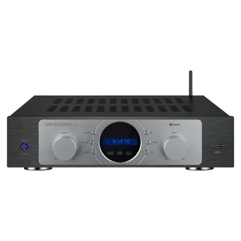 Профессиональный мощный усилитель 7.1 для домашнего Bluetooth 4K HD с усилителем Dolby DTS