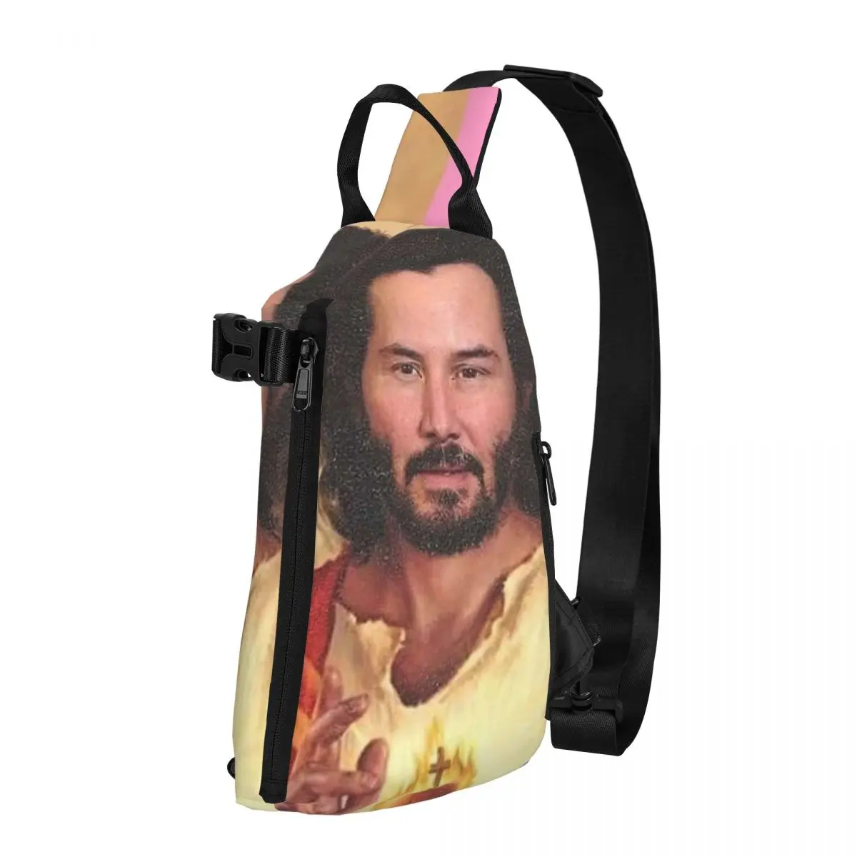 Keanu Reeves, Lord & Saviour Shoulder Bags Chest Cross Chest Bag Diagonally Casual Messenger Bag Travel Handbag