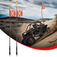 3 6m high sand safety reflective flag w adjustable rod 4wd towing off road 4x4 camping outdoor survival gear for simpson desert