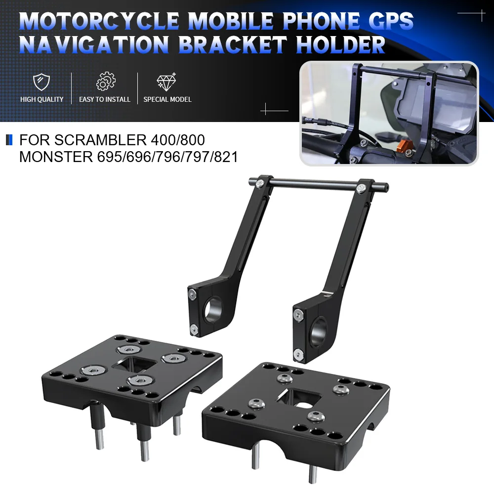 Кронштейн для GPS-навигатора DUCATI Scrambler 400/800 MONSTER 695/696/796/797/821