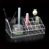 multiple grid acrylic transparent makeup organizer storage boxes make up organizer lipstick holder jewelry box display stand