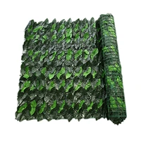 artificial leaf screening roll 0 5x3m expanding trellis privacy leaf fence panels artificial ivy privacy fence screen green