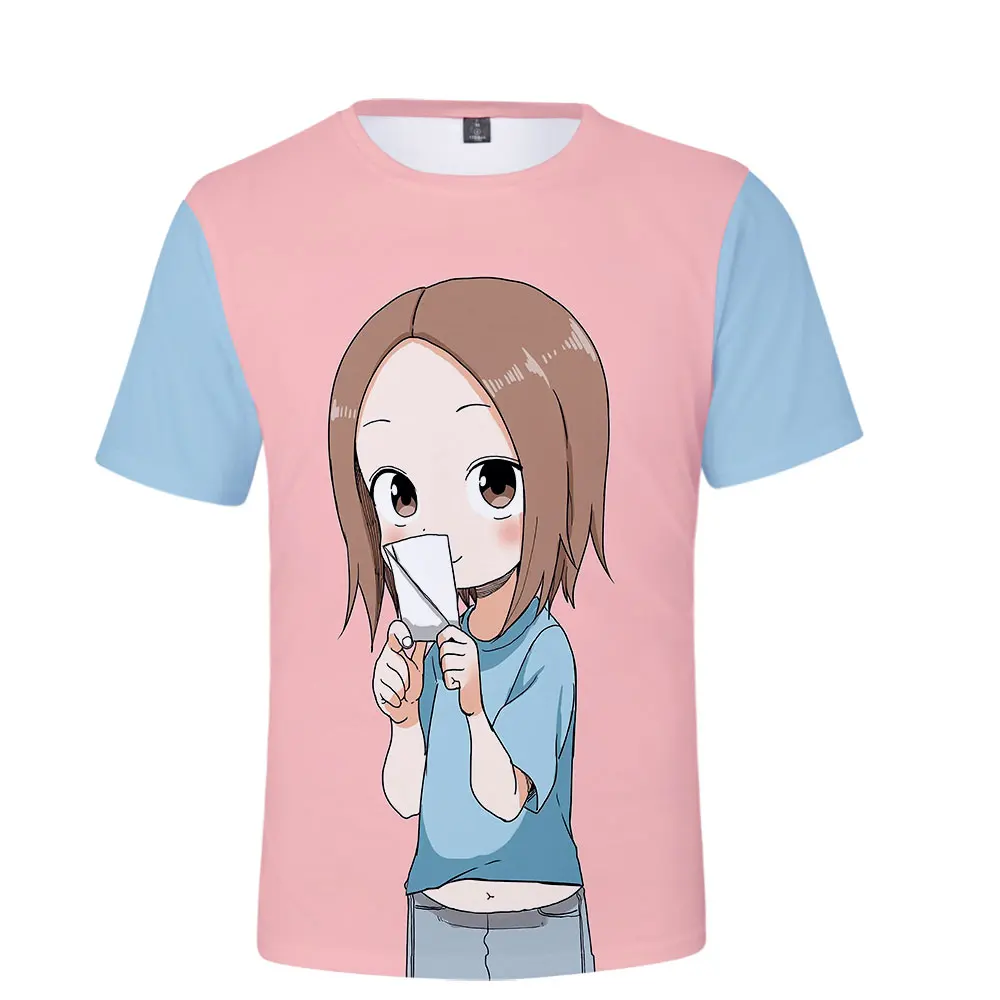 Популярная футболка похожая на дразнящего мастера г-на такаги излучает