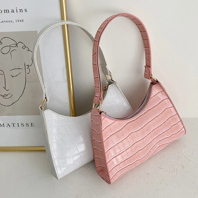 Hot Exquisite Shopping Bag Retro Casual Women Totes Shoulder Female Leather Solid Color Chain Handbag