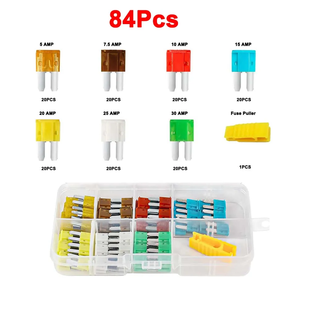 Набор предохранителей Micro-84 шт. в ассортименте