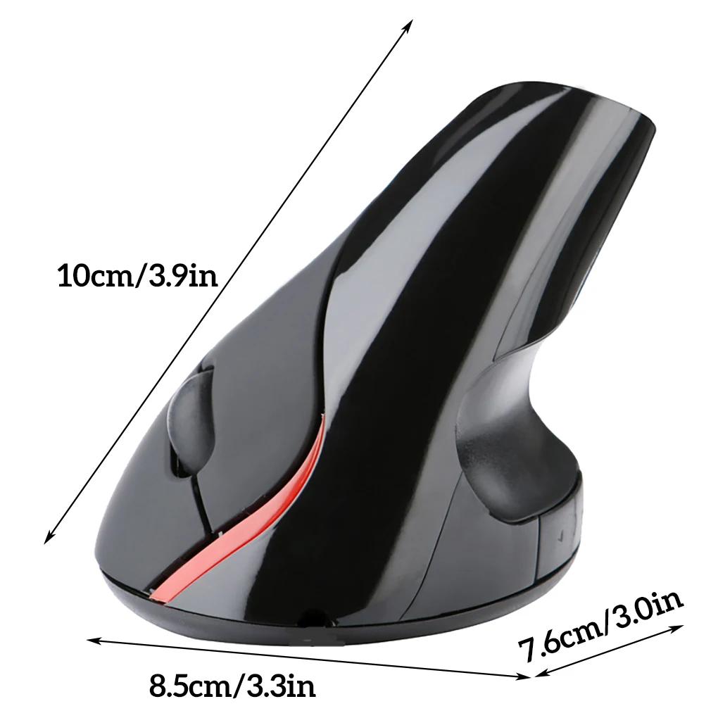 

Мышь Вертикальная Беспроводная игровая, 1600DPI, 2 шт.