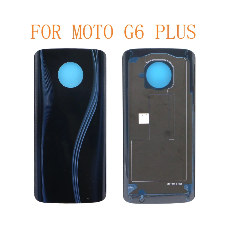 

Wholesale 10pcs G6 Plus Back Cover For Motorola Moto G6 Plus Back Cover Case Battery Door Rear Housing Parts