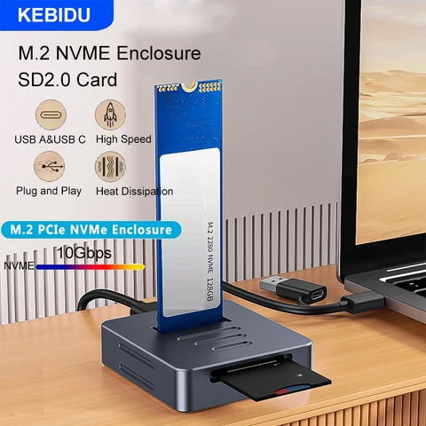 Док-станция kebidu для SSD M.2 NVMe 10 Гбит/с