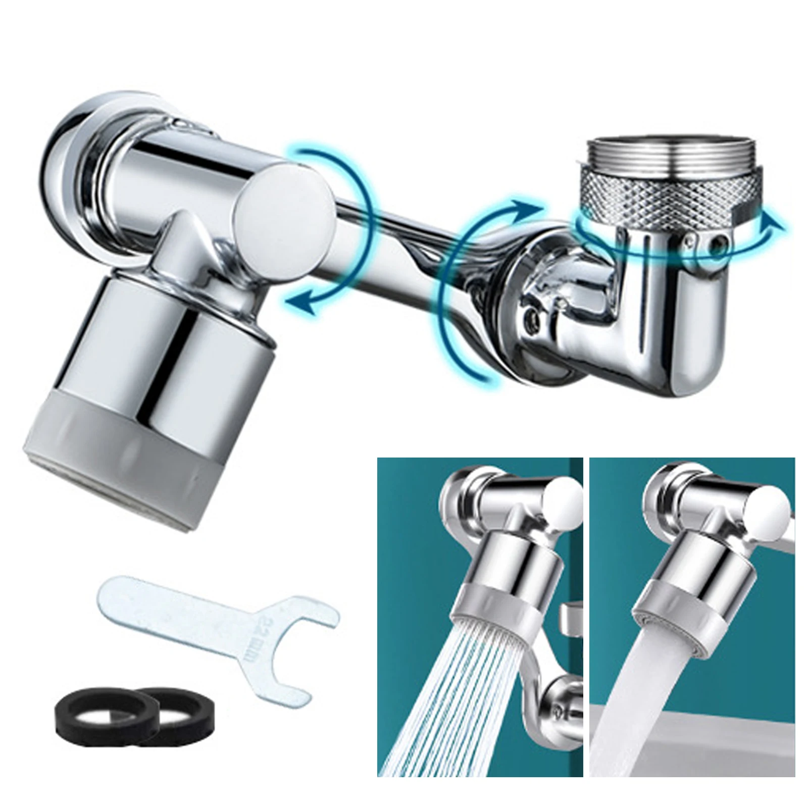 

Универсальный распылитель для крана, с поворотом на 1080 градусов