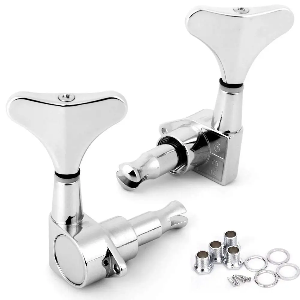

Electric Bass Guitar Tuning Pegs Tuners Machine Heads Tuning Keys/buttons Guitar Parts Left and Right Hand Bass Guitar Accessory