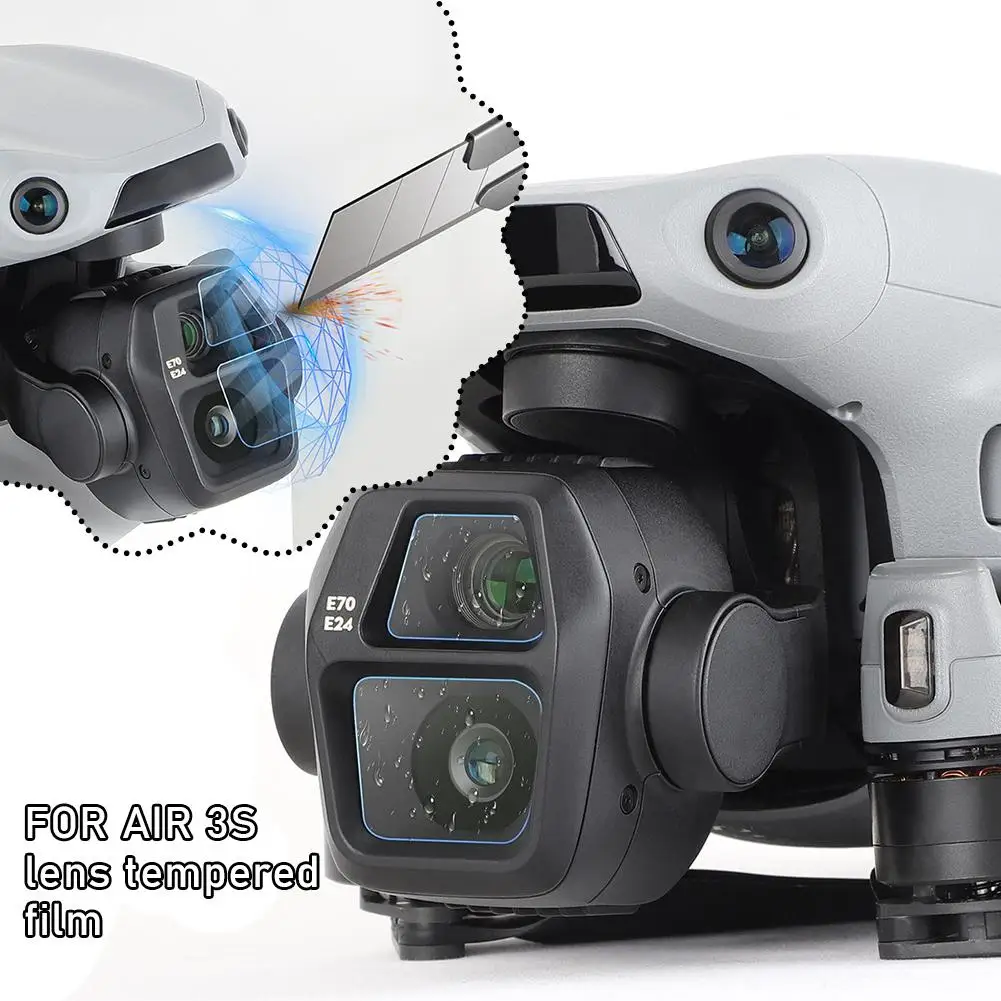 Закаленная пленка для объектива Air 3s защитная из закаленного стекла экрана