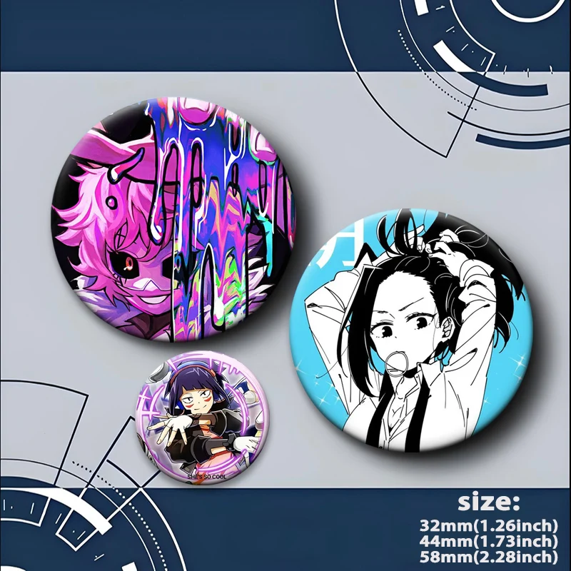 Броши с героями аниме Kyoka Jiro Mezo Shoji Mina Ashido Momo Yaoyorozu Shoto Todoroki All Might Tsuyu Asui Best Jeanist Badge Pins (art.: 3920d231572ef) - 3920d231572ef
