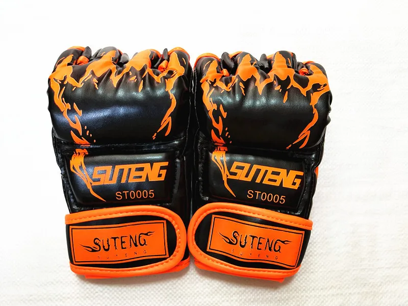 Profession Adult Mixed Martial Arts Boxing Gloves High Quality MMA Free Size Fight Sanda Points Refers Boxing Gloves wholesale