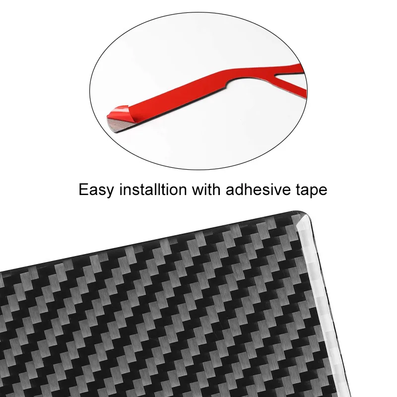 Для Ford Mustang GT 2015 2016 2017-2023 углеродное волокно черный автомобильный центральная