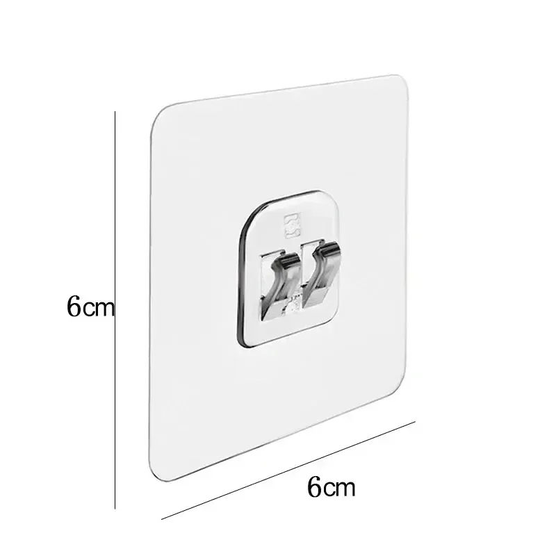 

Прозрачные самоклеящиеся крючки 50 шт.