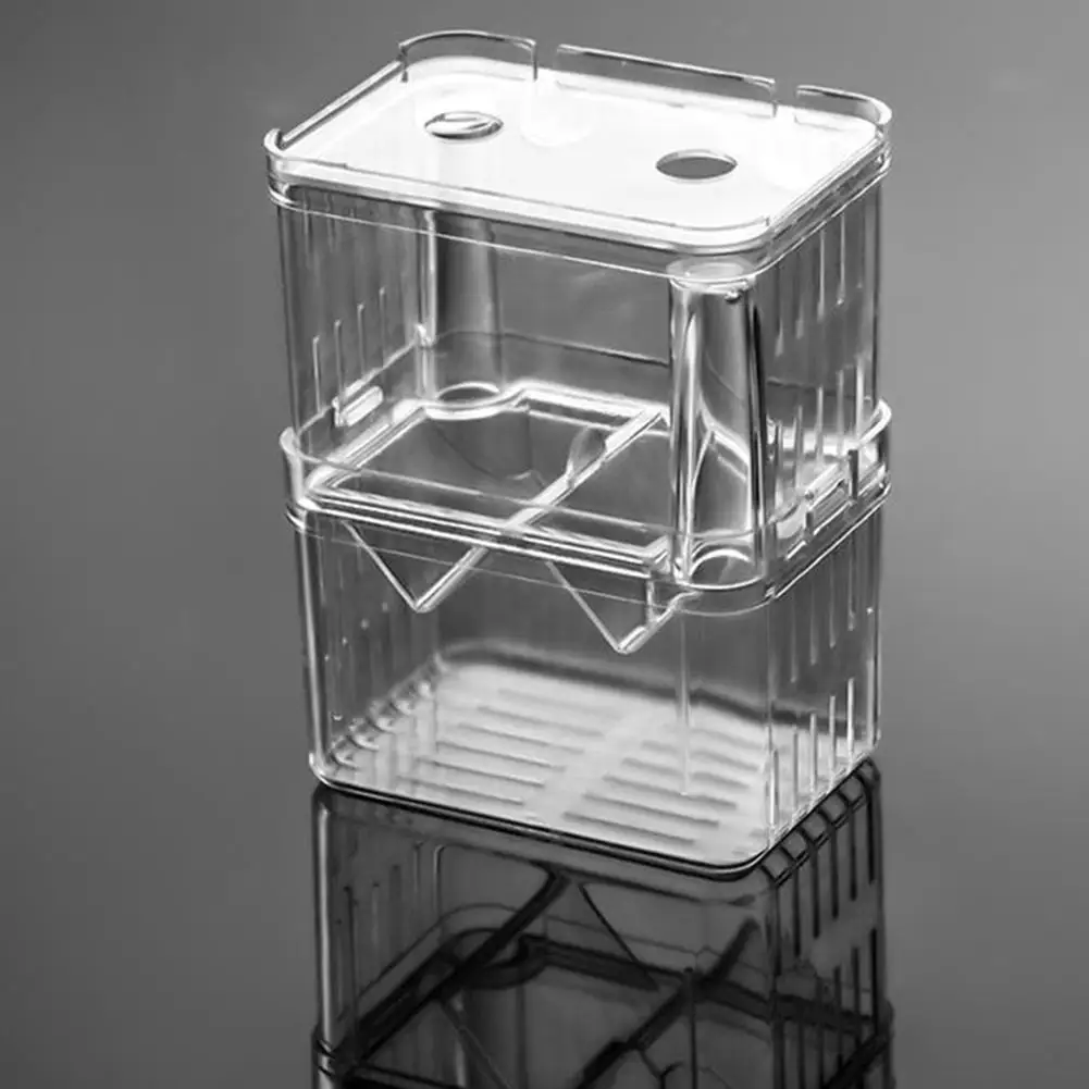 Декоративная коробка для разведения рыбы акриловая двухслойная инкубационная