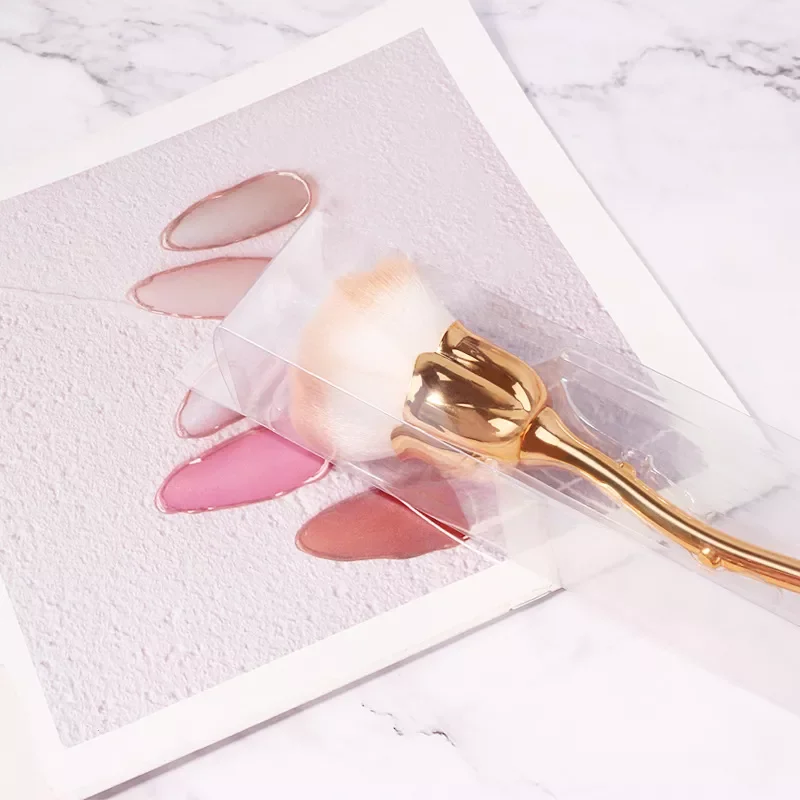 

Nail Brush For Manicure Rose Nail Art Brush Nail Accesories Tools Popular Round Small Gel polish Dust Cleaning Brushes