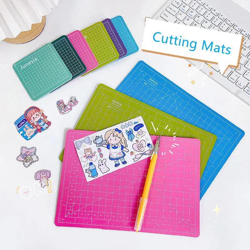 

22CM A5 Cutting Mat Carving Knife Set For Manual Diy Sticker Washi Tapes Cutter Pads Journal Tools Stationery Supplies