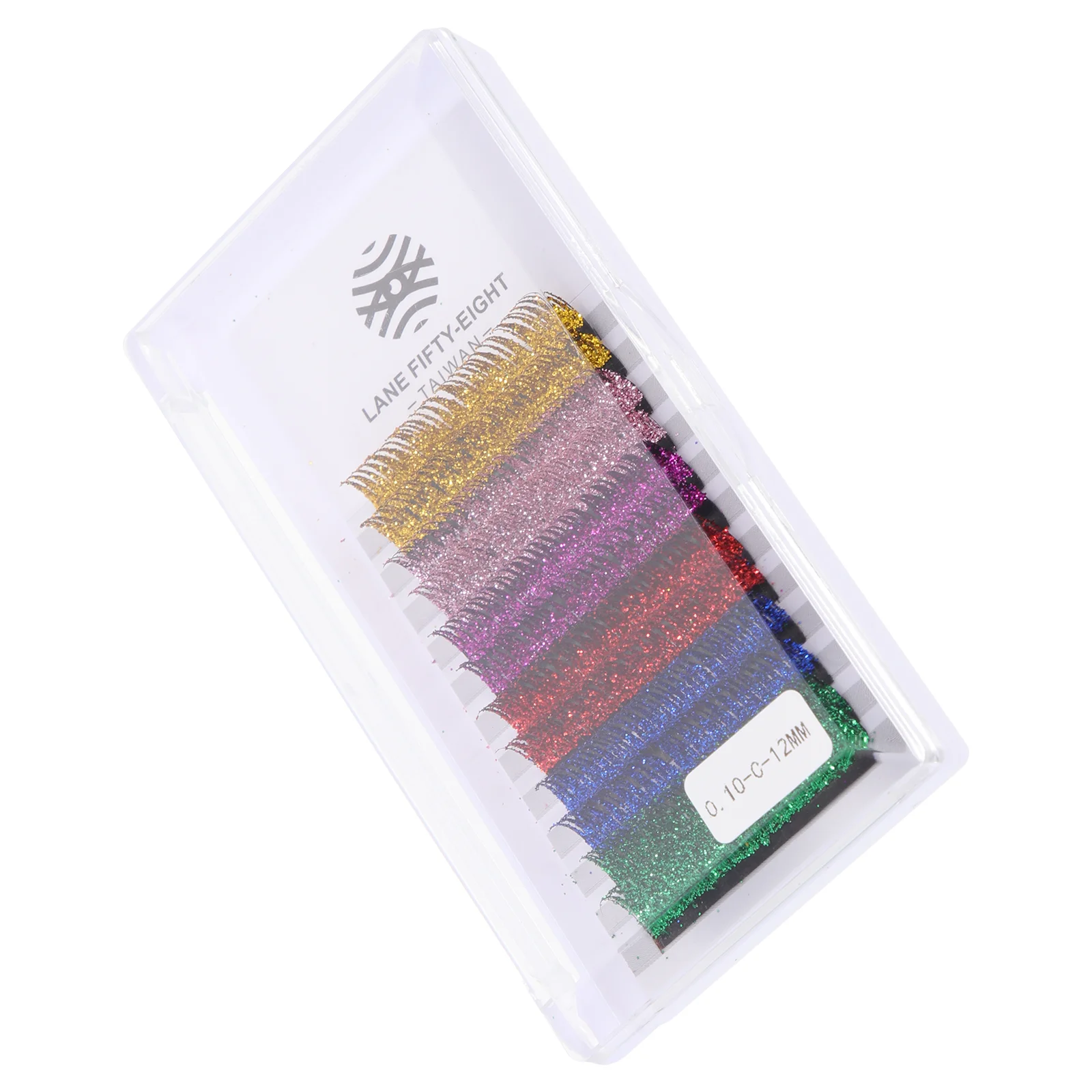

6 Pairs Eyelashes Cosplay Lashes Lash Extensions Glitter Lashes Color Lashes Extension Colored Lashes