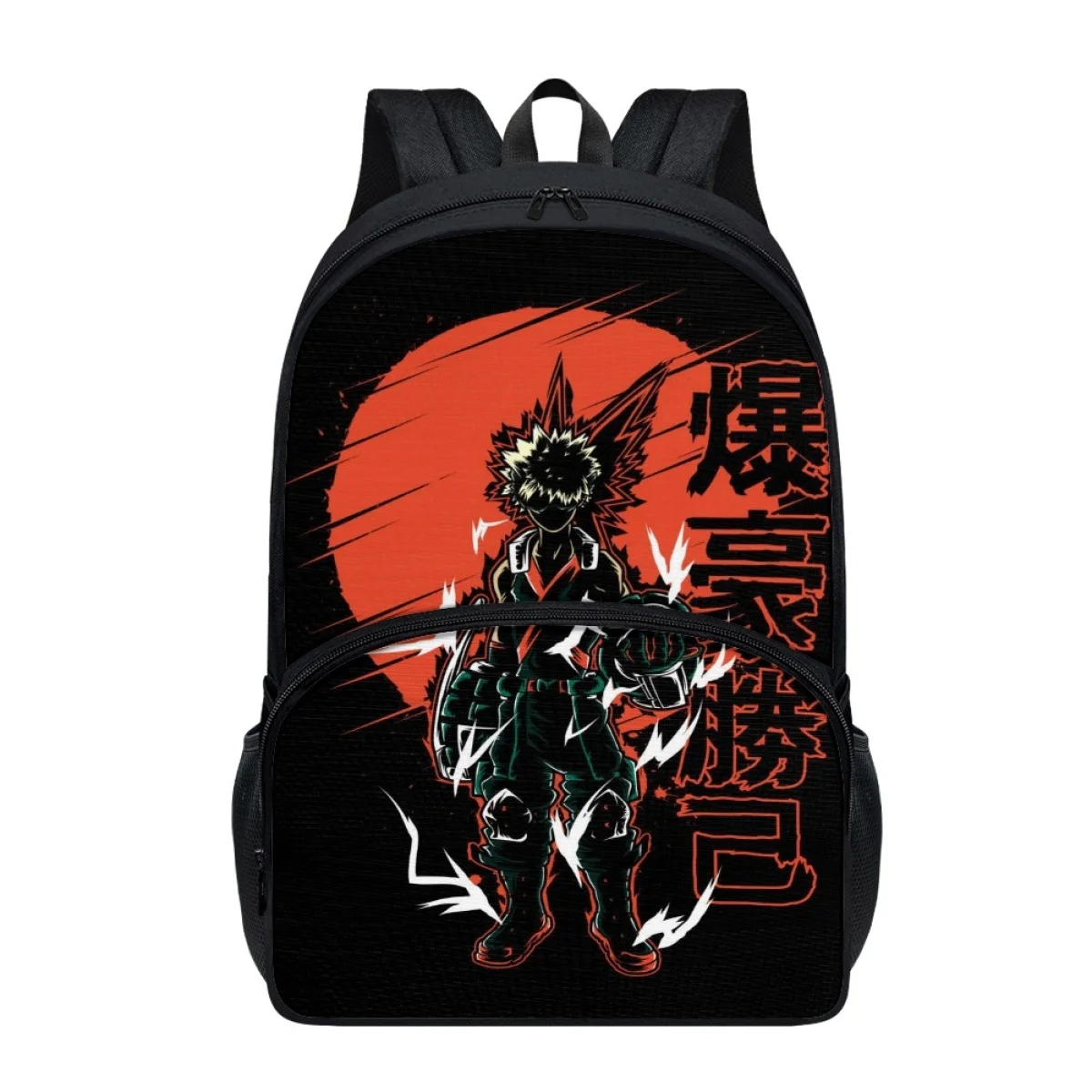 FORUDESIGNS My Hero Academia Schoolbags Lightweight Junior High School Backpacks Dual Zipper Practical Convenient Rucksack