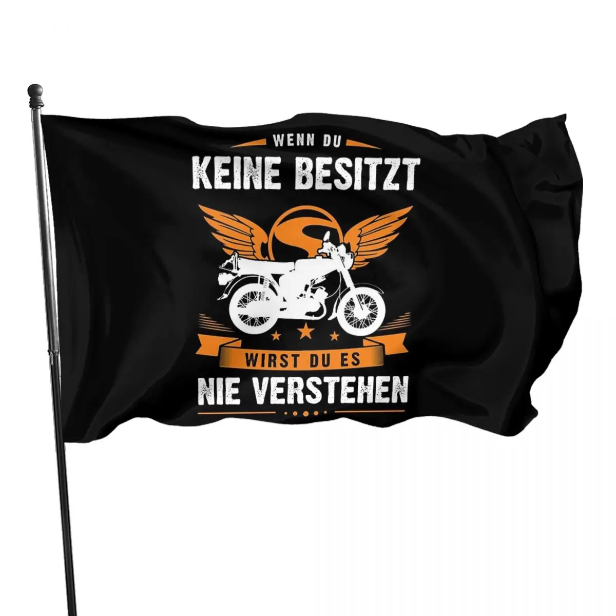 

Simson Moped East-German Gdr S51 Outdoor Banner Warmth Trick Or Treat Convenient Decoration Competition sport Cheering flag Soft